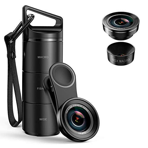 Criacr Phone Camera Lens, 3 in 1 Cell Phone Lens Kit